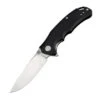 Artisan Tradition Folding Knife Black G10 Handle D2 Drop Point Plain Edge Stonewash Finish 1702P-BK