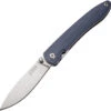 CJRB Ria Liner Lock Knife Gray G10 Handle Plain Sand Polish Blade J1917-GYC