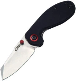 CJRB Maileah Folding Knife Black G10 Handle Wharncliffe Plain Edge J1918BKF