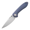 CJRB Small Feldspar Liner Lock Knife Gray G10 Handle Plain SW Blade J1912S-GYC