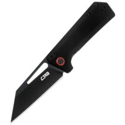 Artisan Cutlery CJRB Ruffian Folding Knife Black G10 Handle AR-RPM9 Drop Point Plain Black Blade J1924-BBK