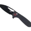 CJRB Lago Folding Knife Black G10 Handle AR-RPM9 Drop Point Plain Black Blade J1926-BBK