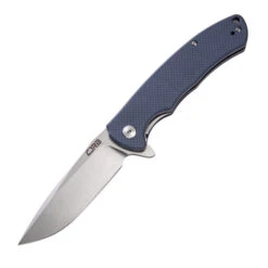 CJRB TAIGA Folder Pocket Knife Gray G10 Handle Plain Edge D2 Blade J1903-GYF