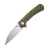 CJRB Talla Folder Knife OD Green G10 Handle Plain Edge D2 Blade J1901-GNC