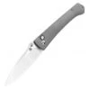 Artisan Cutlery Andromeda Button Lock Folding Knife Gray Titanium Handle S35VN Plain Edge Sand Polish Finish 1856G-GY