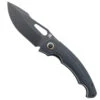 Artisan Cutlery 1860P-BMBK Folding Knife Black Micarta Handle AR-RPM9 Drop Point Plain Black Blade