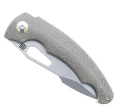 Artisan Cutlery 1860P-ODG Folding Knife OD Green Micarta Handle AR-RPM9 Drop Point Plain Edge Stonewash Finish -Pocket Knife Shop ARTISAN CUTLERY 1860P ODG 01 95062.1681761172