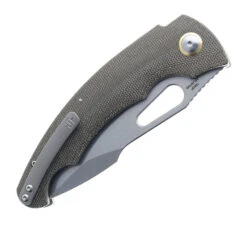 Artisan Cutlery 1860P-ODG Folding Knife OD Green Micarta Handle AR-RPM9 Drop Point Plain Edge Stonewash Finish -Pocket Knife Shop ARTISAN CUTLERY 1860P ODG 02 41048.1681761172