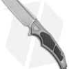 Artisan Cutlery Apache Liner Lock Knife Gray/Carbon Fiber (3.5" Stonewash)