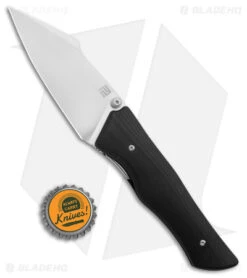 Artisan Cutlery Ahab Liner Lock Knife Black G-10 (3.75" Satin) -Pocket Knife Shop Artisan Cutlery Ahab LL Black G 10 SAtin BHQ 173715 jr bottlecap