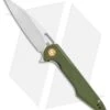 Artisan Cutlery Archaeo Liner Lock Flipper Knife OD Green G-10 (3.75" Stonewash)