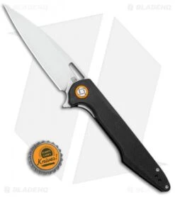 Artisan Cutlery Archaeo Liner Lock Knife Textured Black G-10 (3.75" Stonewash) -Pocket Knife Shop Artisan Cutlery Archaeo Liner Lock Knife Textured Black G 10 Stonewash BHQ 102877 kp cap