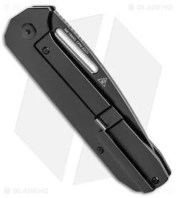 Artisan Cutlery Arion Frame Lock Knife Black Titanium (3.6" Black 20CV) -Pocket Knife Shop Artisan Cutlery Arion FL Black Ti Black BHQ 144828 jr side