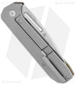 Artisan Cutlery Arion Frame Lock Knife OD Green Micarta (3.6" Satin) -Pocket Knife Shop Artisan Cutlery Arion FL OD Green Micarta Satin 1843G ODG BHQ 126123 jr side