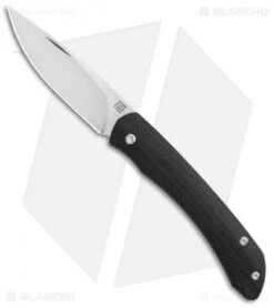 Artisan Cutlery Biome Slip Joint Knife Black G-10 (2.8" Satin) 1840P-BK