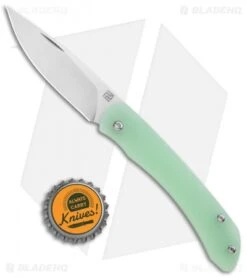 Artisan Cutlery Biome Slip Joint Knife Natural Jade G-10 (2.8" Satin) 1840P-NTG -Pocket Knife Shop Artisan Cutlery Biome SJ Natural G 10 Satin 1840P NTG BHQ 113181 jr bottlecap