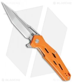 Artisan Cutlery Bombardier Liner Lock Knife Orange G-10 (3.45" Stonewash D2)