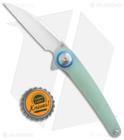 Artisan Cutlery Cazador Liner Lock Knife Jade G-10 (3.5" Satin) 1848P-NTG -Pocket Knife Shop Artisan Cutlery Cazador LL Natural G 10 Satin BHQ 139270 jr bottlecap