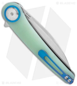 Artisan Cutlery Cazador Liner Lock Knife Jade G-10 (3.5" Satin) 1848P-NTG -Pocket Knife Shop Artisan Cutlery Cazador LL Natural G 10 Satin BHQ 139270 jr side