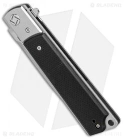 Artisan Cutlery Classic Liner Lock Knife Textured Black G-10 (3.8" Satin) -Pocket Knife Shop Artisan Cutlery Classic Black G10 Satin BHQ 87212 er spine