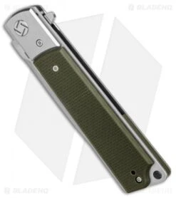 Artisan Cutlery Classic Liner Lock Knife Green G-10 (3.8" Satin) -Pocket Knife Shop Artisan Cutlery Classic Green G10 satin BHQ 87213 er spine