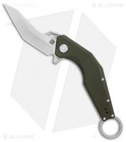 Artisan Cutlery Cobra Liner Lock Knife Green G-10 (3.5" Satin D2)
