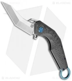 Artisan Cutlery Cobra Liner Lock Karambit Knife CF/Green (3.5" Satin S35VN)