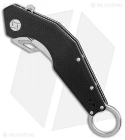 Artisan Cutlery Cobra Liner Lock Knife Textured Black G-10 (3.5" Satin) -Pocket Knife Shop Artisan Cutlery Cobra Textured Black G10 Satin BHQ 87131 er spine