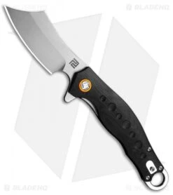 Artisan Cutlery Corsair Liner Lock Knife Black G-10 (2.95" Stonewash D2)