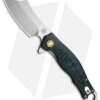 Artisan Cutlery Corsair Liner Lock Knife Black/Green G-10 (2.95" Stonewash D2)