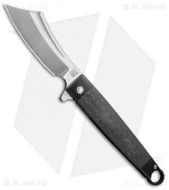 Artisan Cutlery Cutlass Frame Lock Knife CF/Black Ti (3.7" Satin)