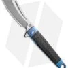 Artisan Cutlery Cutlass Frame Lock Knife CF/Blue Ti (3.7" Satin)