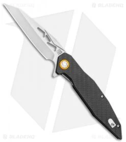 Artisan Cutlery Cygnus Liner Lock Knife Black Carbon Fiber (3.54" Satin)