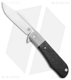 Artisan Cutlery D. Rocket Hyperion Frame Lock Knife CF/Gray Ti (4" Satin) 1834G