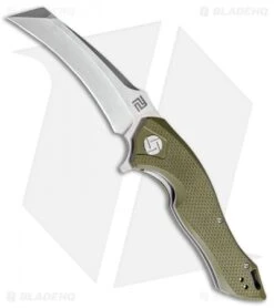 Artisan Cutlery Eagle Liner Lock Knife OD Green G-10 (3.46" Stonewash D2)