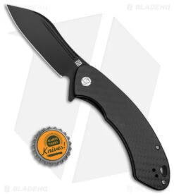 Artisan Cutlery Eterno Liner Lock Knife Carbon Fiber (3.5" Black D2) -Pocket Knife Shop Artisan Cutlery Eterno LL CF Black BHQ 95810 jr bottlecap