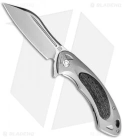 Artisan Cutlery Eterno Liner Lock Knife Gray Ti/CF (3.54" Satin S35VN)