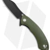 Artisan Cutlery Eterno Liner Lock Knife Smooth OD Green G-10 (3.5" Black D2)