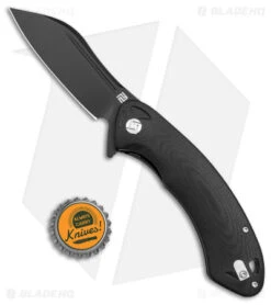 Artisan Cutlery Eterno Liner Lock Knife Smooth Black G-10 (3.5" Black D2) -Pocket Knife Shop Artisan Cutlery Eterno LL Smooth Black G 10 Black BHQ 95808 jr bottlecap