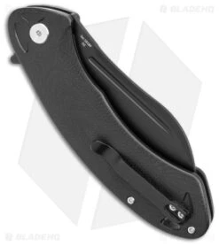 Artisan Cutlery Eterno Liner Lock Knife Smooth Black G-10 (3.5" Black D2) -Pocket Knife Shop Artisan Cutlery Eterno LL Smooth Black G 10 Black BHQ 95808 jr side