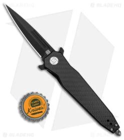 Artisan Cutlery Hornet Liner Lock Knife G-10/Carbon Fiber (3.54" Black D2) -Pocket Knife Shop Artisan Cutlery Hornet CF Black BHQ 95787 jr bottlecap