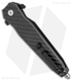 Artisan Cutlery Hornet Liner Lock Knife G-10/Carbon Fiber (3.54" Black D2) -Pocket Knife Shop Artisan Cutlery Hornet CF Black BHQ 95787 jr side