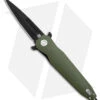 Artisan Cutlery Hornet Liner Lock Knife Smooth OD Green G-10 (3.54" Black D2)