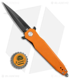 Artisan Cutlery Hornet Liner Lock Knife Orange G-10 (3.54" Black D2) -Pocket Knife Shop Artisan Cutlery Hornet LL Orange G 10 Black BHQ 95790 jr bottlecap