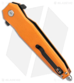 Artisan Cutlery Hornet Liner Lock Knife Orange G-10 (3.54" Black D2) -Pocket Knife Shop Artisan Cutlery Hornet LL Orange G 10 Black BHQ 95790 jr side