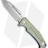 Artisan Cutlery Jungle Frame Lock Knife Gold/Blue Titanium (3.8" Stonewash)