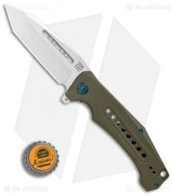 Artisan Cutlery Jungle Liner Lock Knife Green G-10 (3.8" Stonewash) -Pocket Knife Shop Artisan Cutlery Jungle Green G10 SW BHQ 87208 er bottlecap