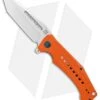 Artisan Cutlery Jungle Liner Lock Knife Orange G-10 (3.8" Stonewash)