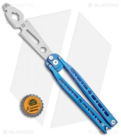 Artisan Cutlery Kinetic-Tool Automatic Butterfly Tool Blue Titanium (4" SW) -Pocket Knife Shop Artisan Cutlery Kinetic Tool Auto Butterfly Blue Ti SW BHQ 112058 jr bottlecap