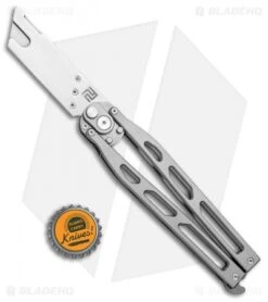 Artisan Cutlery Kinetic-Tool Automatic Butterfly Tool Gray Ti (2.8" SW) -Pocket Knife Shop Artisan Cutlery Kinetic Tool Auto Butterfly Opener Tool Gray Ti 1823GO GY BHQ 95865 jr bottlecap